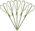 500 Pieces Cyan Heart Shaped Bamboo Sticks Long Toothpicks for Appetizers Cocktail Picks for Drinks 4.7 Inch Bamboo Skewers for Appetizers Charcuterie Boards Accessories