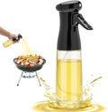 Olive Oil Sprayer for Cooking, 200ml Glass Oil Dispenser Bottle Spray Mister, Refillable Food Grade Oil Vinegar Spritzer Sprayer Bottles for Kitchen, Air Fryer, Salad, Baking