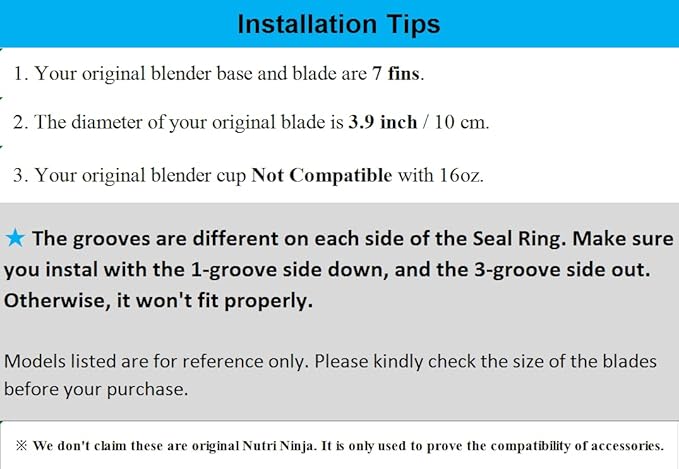 3 Pack Rubber Gaskets Replacement Seal White Ring for Nutri Ninja Blender Replacement for Ninja Auto-iQ Pro Extractor CT680 BL456-30 BL480 BL681A BL682 (3.94 inch Gaskets)