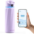 BOOST Smart Water Bottle with Reminder & Tracker, Double Wall Vacuum Insulated Bottles Stainless Steel, 32oz BPA-Free Wide Mouth for Gym, Office, School, Ideal Gift for Christmas, Halloween, New Year