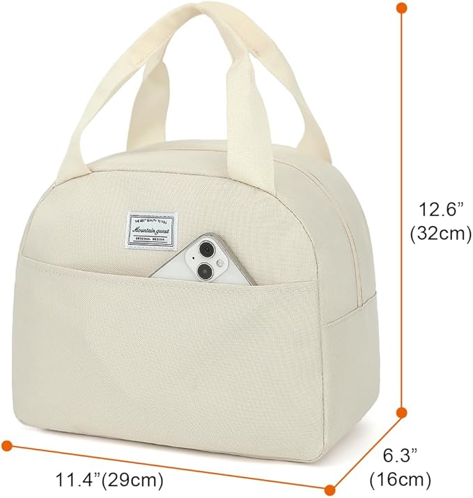 lunch bag women & men,Insulated Cooler Lunch Box Adult Water Resistant Lunch tote bag Shoulder strap not included