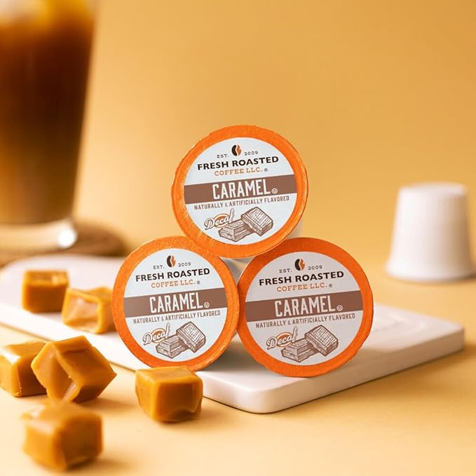 Fresh Roasted Coffee, Decaf Traditional Flavors, Flavored Coffee Pod Variety Pack, K-Cup Compatible, 24 Count