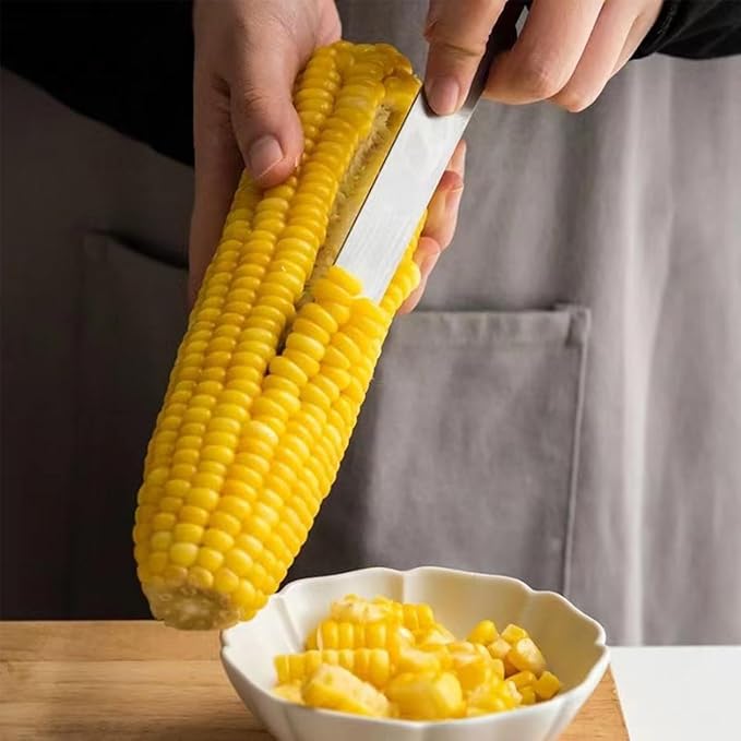 3Pcs Corn Peeler Stainless Steel Corn Cob Stripper Tool Corn On The Cob Remover Corn Planer for Home Kitchens Restaurant Chefs