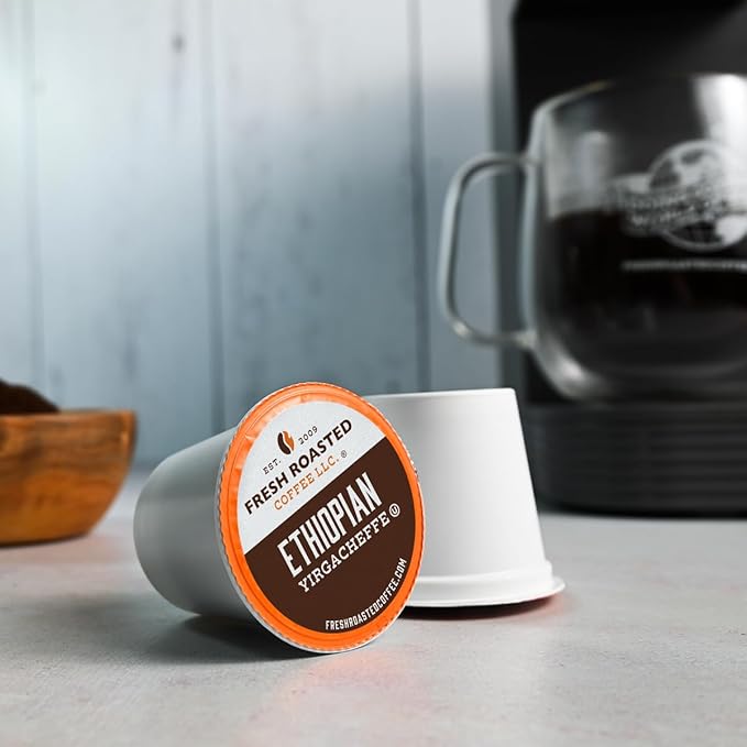 Fresh Roasted Coffee, African Variety Pack, K-Cup Compatible, 96 Pods