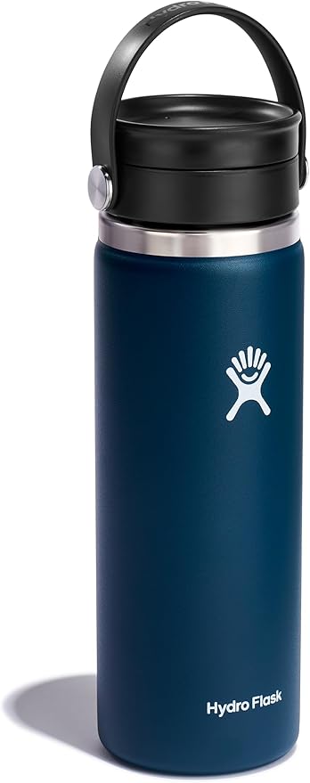 Hydro Flask Wide Mouth with Flex Sip Lid - Insulated Water Bottle Travel Cup Coffee Mug Tumbler 20 Oz