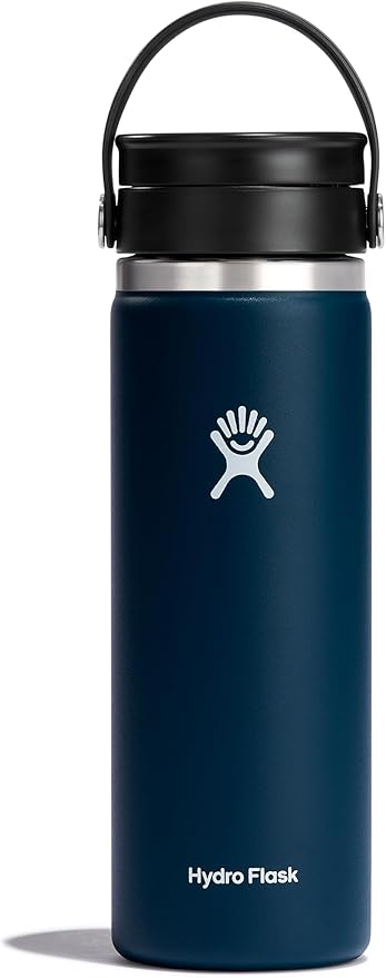 Hydro Flask Wide Mouth with Flex Sip Lid - Insulated Water Bottle Travel Cup Coffee Mug Tumbler 20 Oz