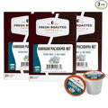 Fresh Roasted Coffee, Hawaiian Macadamia Nut, Flavored Coffee Pods, 72 Count