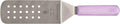 Mercer Culinary Millennia Perforated Turner/Spatula, 8 Inch x 3 Inch Blade, Purple Handle