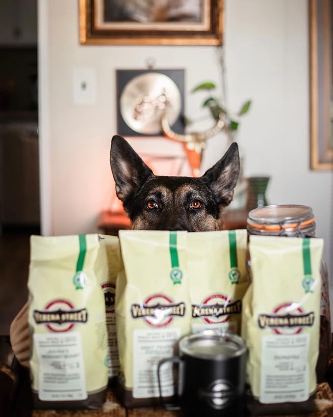 Verena Street 11 Ounce Whole Bean Coffee, Dark Roast, 100% Sumatra, Rainforest Alliance Certified Arabica Coffee