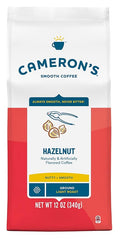 Cameron's Coffee Roasted Ground Coffee Bag, Flavored, Hazelnut, 12 Ounce