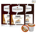 Fresh Roasted Coffee, Caramel, Flavored Coffee Pods, 72 Count