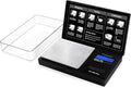 Fuzion Digital Pocket Gram Scale .1 Gram Accuracy, 1000g Small Jewelry Scale, Mini Digital Scale for Food, Herb, Spice, Coin - Weight Gram and Oz