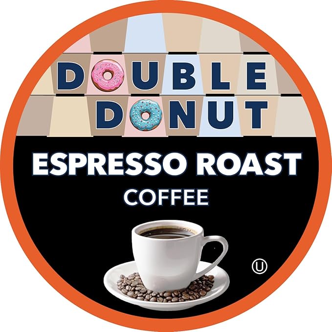 Espresso Coffee Pods (80 Pack) Dark Espresso Roast Coffee, Single-Serve Pods for Keurig K Cup Brewer Machines