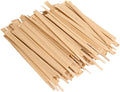Gmark Disposable Wooden Stirrer Individually Wrapped in Biodegradable Kraft Paper, Wood Coffee Stir Sticks 7.5 Inch for Tea Beverage, Craft Stick, 500 Pcs/Bag GM1010 (500)