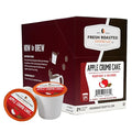 Fresh Roasted Coffee, Apple Crumb Cake, Flavored Coffee Pods, K-Cup Compatible, 24 Count