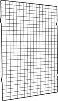 BRIOUT Cooling Rack for Baking, 16x10 Inches Baking Rack, Thick Wire Cookie Rack for Cooking, Roasting, Grilling, Drying, Oven Safe, Fits Half Sheet Pan, Black