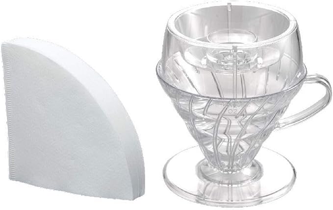 Hario V60 Drip-Assist Set, Size 02, Clear