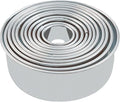 Cookie Cutters - Biscuit Cutters/Stainless Steel Dumpling Cutters/Cake Pastry Cutters/Cake Cookie Scone Cutters Molds stamps for Cooking Baking (Round Edge, 11Pcs)
