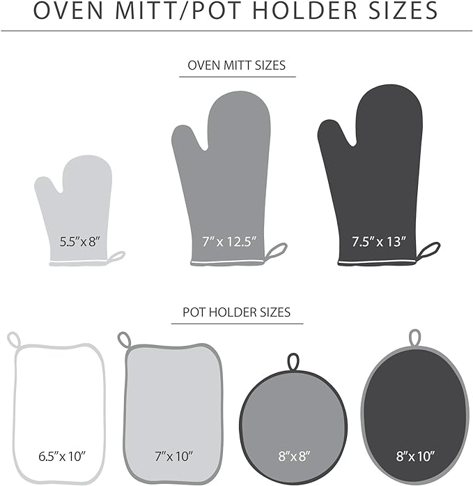 KitchenAid Asteroid Mini Oven Mitt Set, 5.5"x8", Pistachio, 2 Piece
