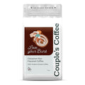 Couple’s Coffee Flavored Ground Coffee | Medium Roast Cinnamon Bun Flavored Coffee | Gives Back to Military Families | Love Your Buns | Made with 100% Arabica Beans | 12oz bag