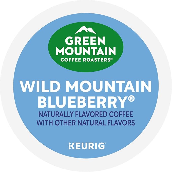 Green Mountain Coffee Roasters Wild Mountain Blueberry Keurig Single-Serve K-Cup pods, Light Roast Coffee, 60 Count (6 Packs of 10)