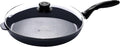 Swiss Diamond Frying Pans Nonstick with Lid, Features Nonstick Diamond Coated Aluminum Skillets and Oven Safe Frying Pans with Lids, Cover Included, 12.5 Inch