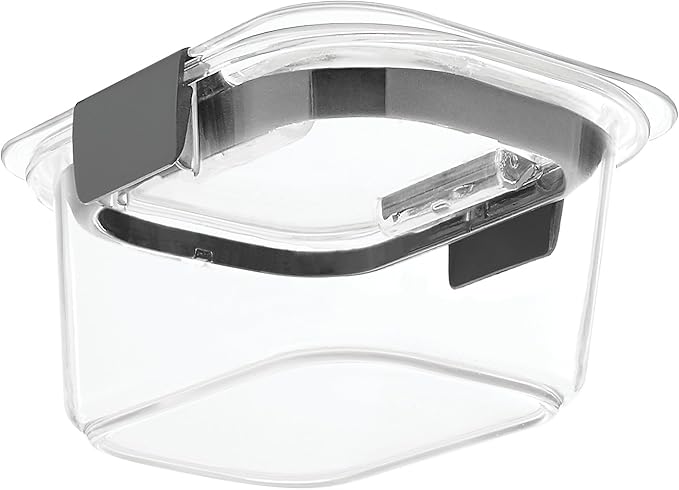 Rubbermaid Brilliance Food Storage Container, Small, 1.3 Cup, Clear 1991155