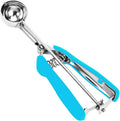 Cookie Scoop, Ice Cream Scoop, 1Tbsp/15 ml/0.5oz Cookie Scoops for Baking, 18/8 Stainless Steel Cookie Scooper for Baking, Cookie Dough Scoop with Non-slip Grip(Blue)