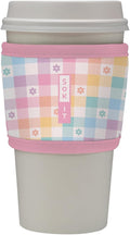 Sok It HotSok Coffee & Tea Reusable Insulated Neoprene Cup Sleeve (Gingham Flowers)