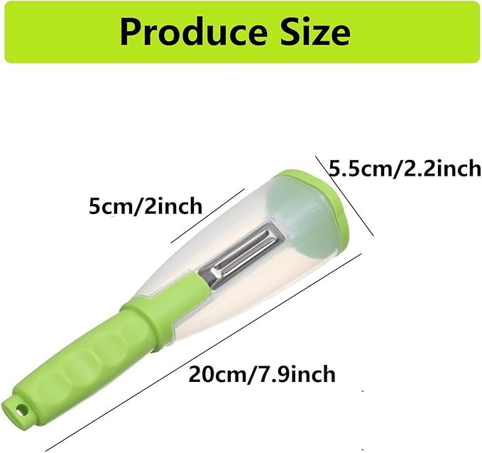 Vegetable peelers for kitchen, Potato Peeler, Fruit Carrot Veggie Peelers Built-in peel catcher, Peeler with Ergonomic Non-Slip Handle,Dishwasher safe for home, office and camping(Red)