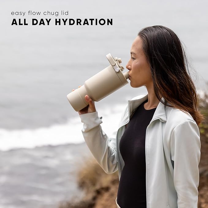 Simple Modern Trek Pivot | 30oz Flip Straw Tumbler with Handle | Water Bottle & Boot | Interchangeable Straw & Chug Lids | Insulated Stainless Steel Jug | Gym Sports Outdoors | Honolulu