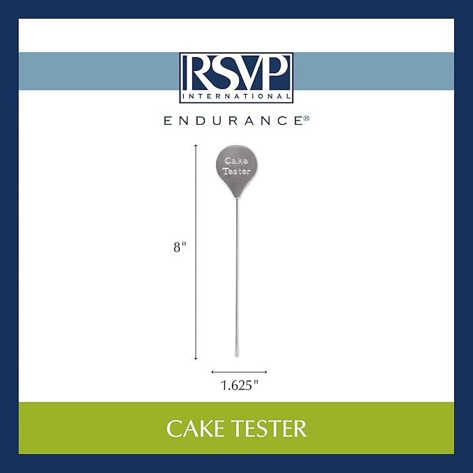 RSVP International Endurance Kitchen Baking Tool Collection, Cake Tester, Stainless Steel