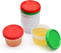 EONJOE 16 oz Plastic Freezer Containers with Lids 2 Cup Food Storage Container BPA Free Stackable Airtight Dishwasher Safe,6 Pack