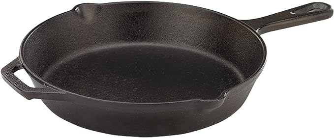 Mercer Culinary Pre-Seasoned Cast Iron Skillet, 10.25-Inch