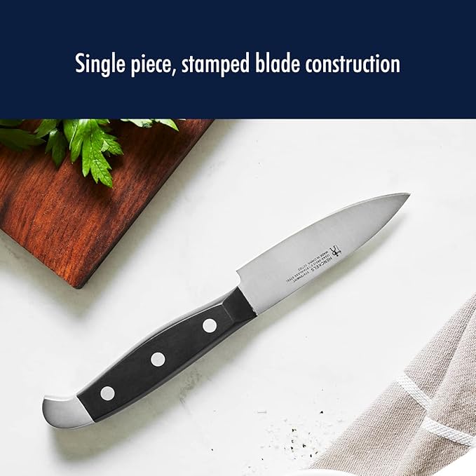 HENCKELS Statement Razor-Sharp 20-Piece White Handle Knife Set, Chef Knife, Bread Knife, German Engineered Knife Informed by over 100 Years of Mastery