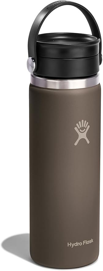 Hydro Flask Flex Sip Coffee Tumbler – Insulated Stainless Steel, Non Spill, Leak Proof Travel Coffee Cup 20 Oz Sandpiper