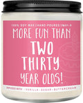 60th Birthday Gifts for Women, Perfect Birthday Present, Funny Presents for Mom, Friends, Wife, Sister, 7oz Vanilla Cream-Scented Candle