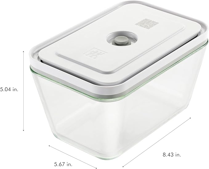 ZWILLING Fresh & Save 3-pc Glass Food Storage Container, Meal Prep Container- Assorted Sizes