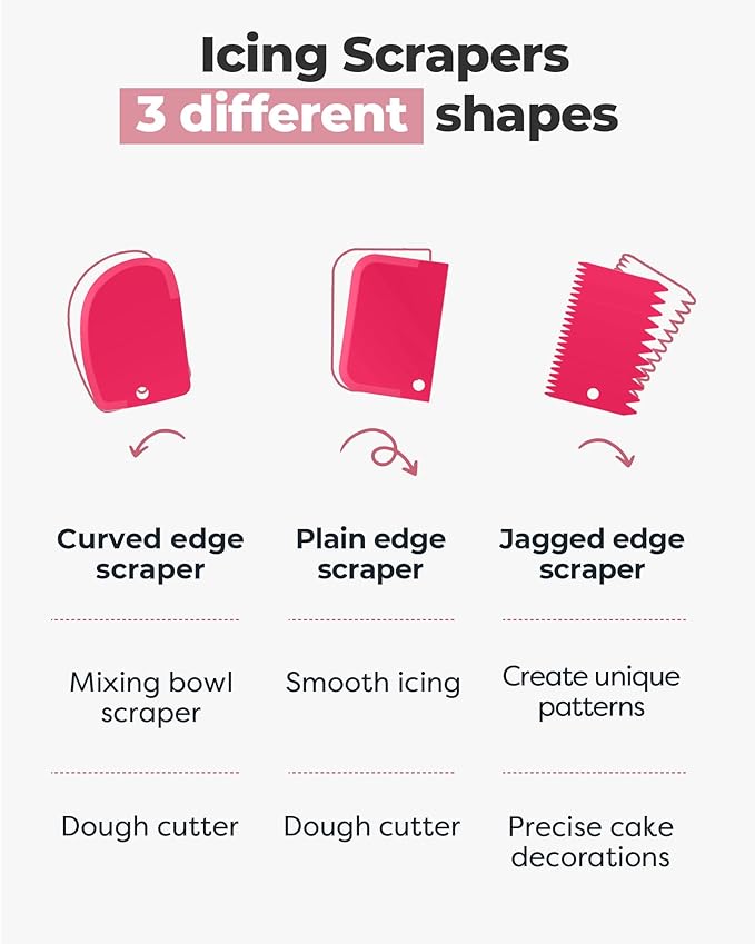 Kootek 71PCs Cake Decorating Kit, Baking Supplies Tools - Includes Cake Stand Turntable, 12 Icing Piping Tips Set, 2 Frosting Spatulas, 3 Scrapers, 50+2 Piping Bags, Coupler, Video Tutorial, Booklet