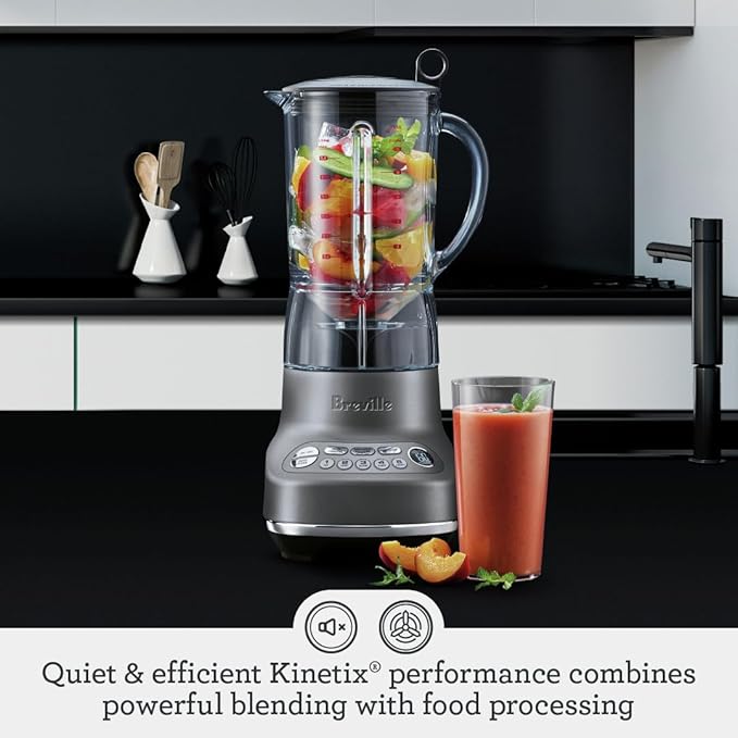 Breville BBL620BTR Fresh and Furious Blender, Black Truffle