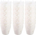 Ruisita 150 Pieces Mini Baking Cups Tulip Baking Cups Cupcake Liners Muffin Liners for Wedding, Birthday, Baby Shower Parties, White