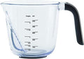 KitchenAid Universal Easy View Angled Measuring Cup, Medium, Clear with Black Handle
