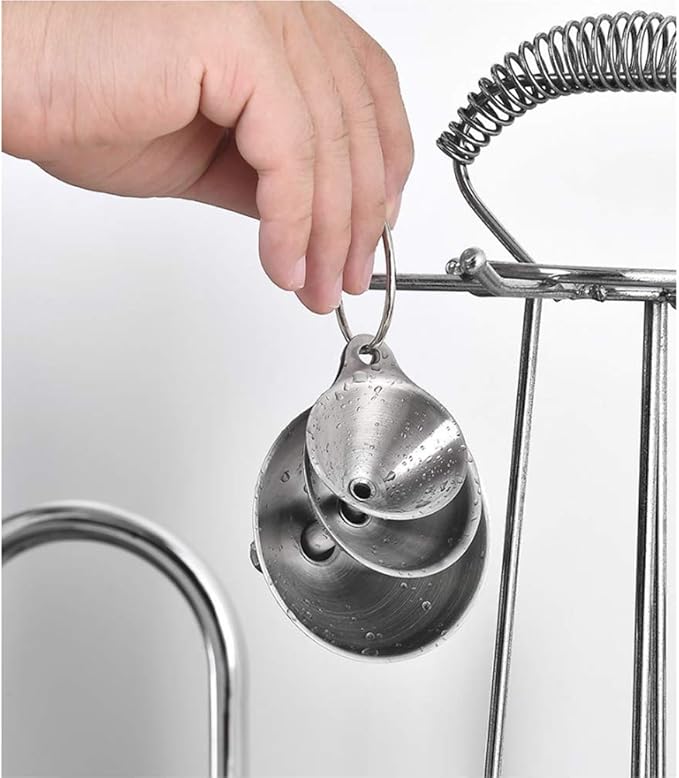 Metal Stainless Steel Funnel, Large Medium Small Funnel Set of 3, Food Grade Mini Kitchen Funnels for Transferring Essential Oils, Liquid, Fluid, Small Funnels for Filling Bottles Flask Cooking