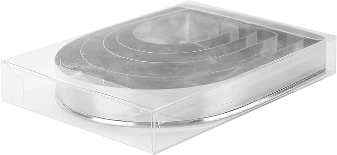 Door Arch Cookie Cutters Set, Stainless Steel, Sandwich and Biscuit Molds Small to Large Size of 1.97‘’/2.56‘’/3.15"/3.94"/4.72"
