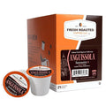 Fresh Roasted Coffee, Anguissola Italian Craft Artisan Blend, Dark Roast, Kosher, 24 Pods for K cup Brewers