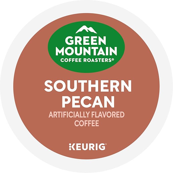 Green Mountain Coffee Roasters Southern Pecan Keurig Single-Serve K-Cup pods, Light Roast Coffee, 60 Count (6 Packs of 10)