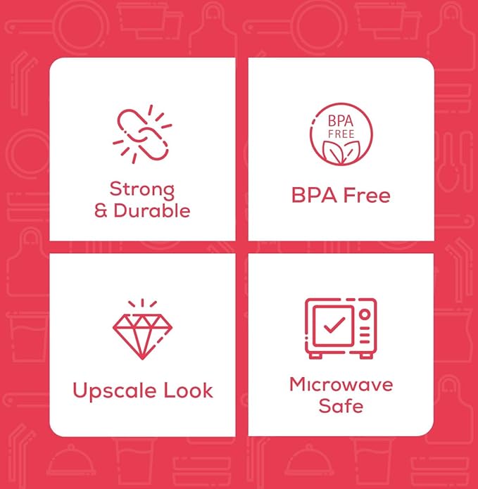 Comfy Package [500 Count Heavy Duty White Plastic Knives, Extra Heavyweight Disposable Knives Perfect for Restaurants, Parties, and Dinner