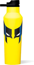 Corkcicle Sport Canteen - Keeps Beverages Cold 25 Hours - Triple Insulated Stainless Steel - Screw-On Lid - Reusable Bottle - Summer Drinkware Gift - Keeps Drinks Ice Cold - 20 oz - Wolverine