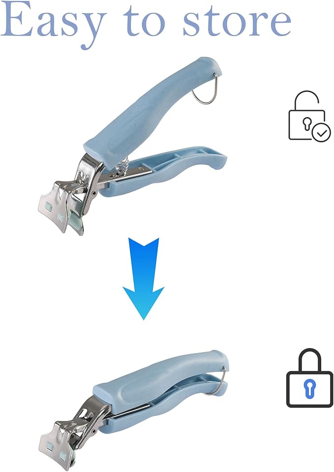 Stainless Steel Anti-Scalding Hot Bowl Dish Plate Gripper Clips Tongs Clamp Holder for Moving Hot Plate or Bowls with Food Out from Instant Pot Microwave Oven (1, Blue)