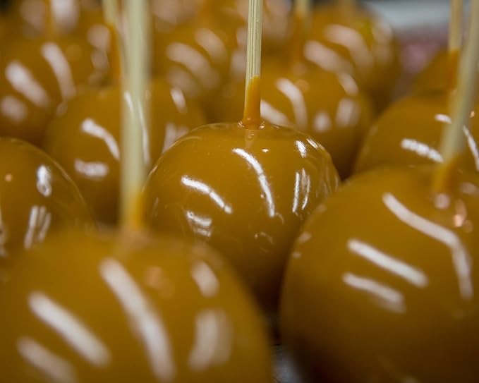 100 Count | KingSeal Natural Bamboo Wood Candy Apple Skewers, Sticks, 5.5 Inch x 6.5mm diameter, Blunt Point for Safety, Retail Pack - 2 Packs of 50 (100 Count)